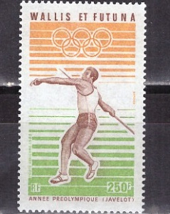 Уоллис и Футуна, 1983, Олимпиада 1984, 1 марка Уоллис и Футуна, 1983, Олимпиада 1984, 1 марка